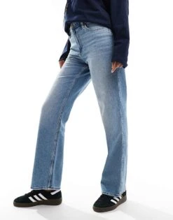 Hollister Ultra High Rise Dad Jean In Light Blue For Women Med Clean -Hollister Shop 206374011 1 medclean 1