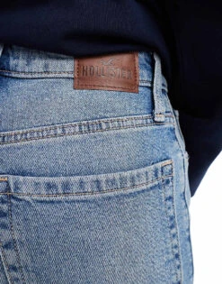 Hollister Ultra High Rise Dad Jean In Light Blue For Women Med Clean -Hollister Shop 206374011 3