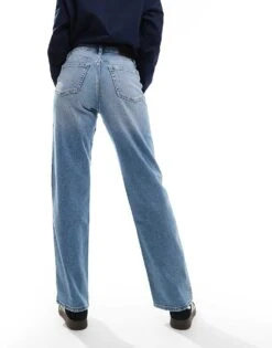 Hollister Ultra High Rise Dad Jean In Light Blue For Women Med Clean -Hollister Shop 206374011 4