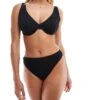 Hollister Co-ord Curvery High Waist Bikini Bottom And Top In Black -Hollister Shop 206977579 group 1