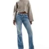 Hollister Low Rise Relaxed Bootcut Jean In Indigo For Women