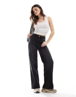 Hollister Lace Trim Cami Top In Grey For Women -Hollister Shop 207275308 3