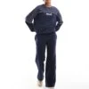 Hollister Contrast Panel Straight Leg Jogger Co-ord In Navy For Women 1 Hollister Contrast Panel Straight Leg Jogger Co-ord In Navy For Women -Hollister Shop 207275329 1 navy