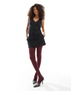 Hollister Relaxed Waistcoat In Black For Women -Hollister Shop 207361343 3