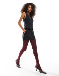 Hollister Tailored Aline Mini Skort In Black For Women -Hollister Shop 207361448 1 black 1