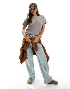 Hollister Short Sleeve In Light Brown For Women -Hollister Shop 207361729 3