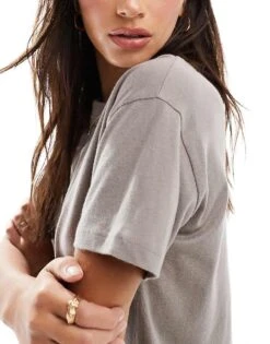 Hollister Short Sleeve In Light Brown For Women -Hollister Shop 207361729 4