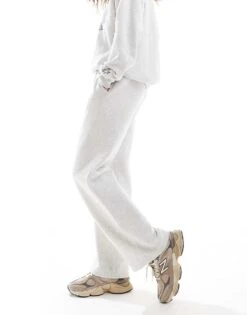 Hollister Motif Detail Straight Leg Jogger Co-ord In Grey For Women -Hollister Shop 207361882 3