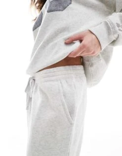 Hollister Motif Detail Straight Leg Jogger Co-ord In Grey For Women -Hollister Shop 207361882 5