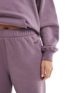 Hollister Logo Wide Leg Jogger Co-ord In Purple For Women -Hollister Shop 207361907 3