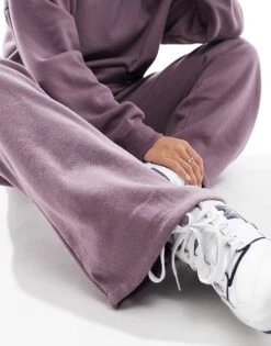 Hollister Logo Wide Leg Jogger Co-ord In Purple For Women -Hollister Shop 207361907 4