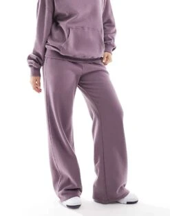Hollister Logo Wide Leg Jogger Co-ord In Purple For Women -Hollister Shop 207361907 5