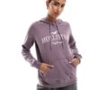 Hollister Logo Detail Pullover Hoodie In Light Brown For Women 2 Hollister Logo Detail Pullover Hoodie In Light Brown For Women -Hollister Shop 207361956 1 lightbrown