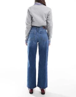 Hollister High Rise Dad Jean In Blue For Women -Hollister Shop 207361964 3