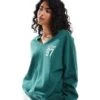 Hollister Motif Crewneck Sweatshirt In Green For Women -Hollister Shop 207362013 1 green