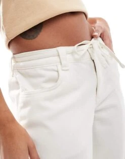 Hollister Baggy Drawstring Trouser In Beige For Women -Hollister Shop 207362075 5