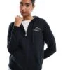 Hollister Logo Detail Zip Through Hoodie In Black For Women -Hollister Shop 207362126 1 black