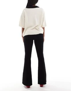 Hollister High Rise Flare Jean In Black For Women -Hollister Shop 207362218 3