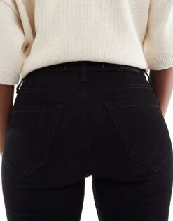 Hollister High Rise Flare Jean In Black For Women -Hollister Shop 207362218 5