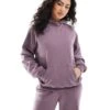 Hollister Logo Hoodie Co-ord In Purple For Women