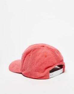 Hollister Y2K Ribbed Motif Surf Cap In Red For Unisex -Hollister Shop 207879888 3