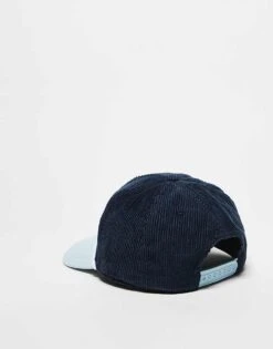 Hollister Y2K Ribbed Motif Surf Cap With Contrast Peak In Navy For Unisex Blue -Hollister Shop 207879938 3