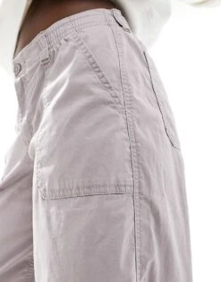 Hollister Low Waist Cargo Trouser In Pink For Women -Hollister Shop 207881176 3