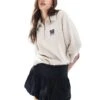 Hollister Puffbull Mini Skirt In Black For Women -Hollister Shop 207894713 1 black