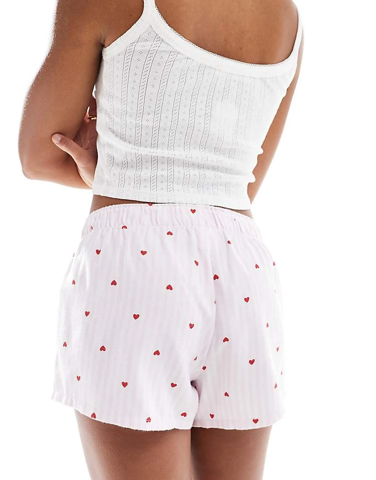 Hollister Nightwear Low Rise Baggy Flannel Boxer Short With Logo Waistband In Red Gingham For Women 5 Hollister Nightwear Low Rise Baggy Flannel Boxer Short With Logo Waistband In Red Gingham For Women - Image 3