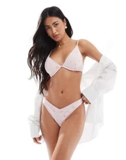 Hollister Underwire Bikini Top Co-ord In Pale Lilac Floral Print For Women Multi 10 Hollister Underwire Bikini Top Co-ord In Pale Lilac Floral Print For Women Multi -Hollister Shop 207894882 4