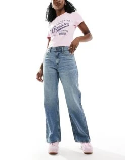 Hollister Curvy High Rise Baggy Fit Jean In Light Blue For Women -Hollister Shop 207895801 1 lightblue 1