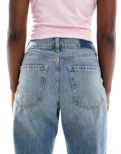 Hollister Curvy High Rise Baggy Fit Jean In Light Blue For Women -Hollister Shop 207895801 4