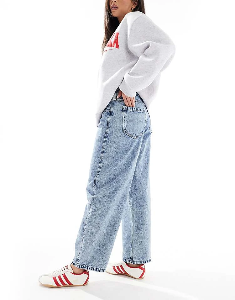 Hollister Low Rise Tapered Leg Jean In Light Blue Wash For Women 5 Hollister Low Rise Tapered Leg Jean In Light Blue Wash For Women - Image 3