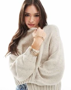 Hollister Relaxed Open Cardi In Oatmeal For Women -Hollister Shop 207895864 3