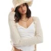 Hollister Crochet Cowgirl Hat In Tan For Women -Hollister Shop 207896001 1 tan