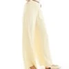 Hollister Foldover Super Pull On Trousers In Yellow For Women -Hollister Shop 207896094 1 yellow