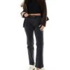 Hollister High Rise Loose Leg Jean In Washed Black For Women