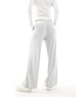 Hollister Nightwear Ribbed Baggy Trouser In Grey Multi For Women -Hollister Shop 207900642 3