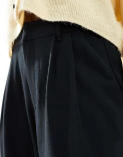 Hollister High Rise Tailored Trouser In Black For Women -Hollister Shop 207900687 4