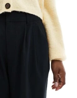 Hollister High Rise Tailored Trouser In Black For Women -Hollister Shop 207900687 5