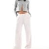 Hollister Nightwear Ribbed Baggy Trouser In Lilac Multi For Women Pale Lilac -Hollister Shop 207900803 1 palelilac
