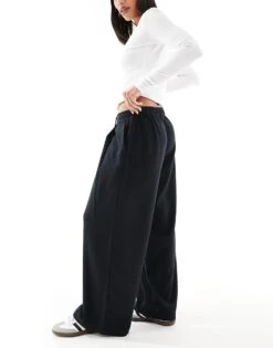 Hollister Low Rise Baggy Trouser In Black For Women -Hollister Shop 207900839 4