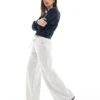 Hollister Low Rise Baggy Wide Leg Sweat Pant In Grey For Women