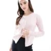 Hollister Button Through Cardi In Lilac For Women Pale Lilac -Hollister Shop 207900858 1 palelilac