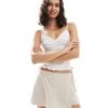 Hollister Linen Wrap Skort In Oatmeal For Women -Hollister Shop 207900893 1 oatmeal