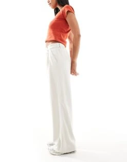 Hollister High Rise Tailored Trouser In Beige For Women -Hollister Shop 207900938 4