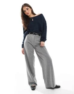 Hollister Slouchy Off Shoulder Knit In Navy For Women -Hollister Shop 207900956 4